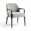 Fabric Upholstered Dining Chair with Wooden Legs – 70 x 60 x 85cm