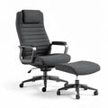 Ergonomic Office Chair with Footrest – Suitable for Home and Office Use – Fabric Upholstery – 80 x 70 x 120cm