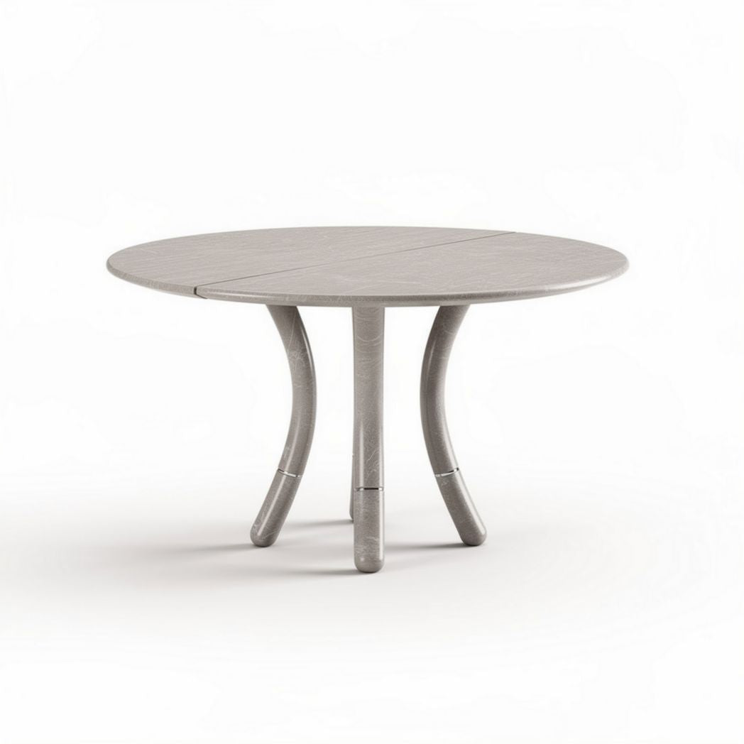Round Dining Table for Indoor Use – Made of Solid Wood – 100 x 100 x 75cm