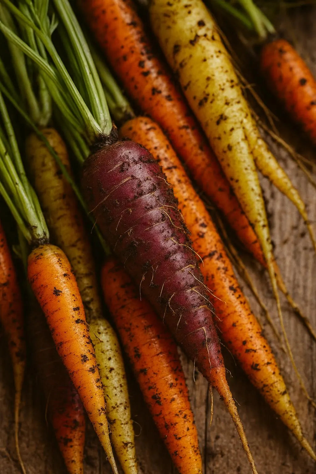 Carrot Kaleidoscope  Certified organic seeds 600+(600 Seeds)