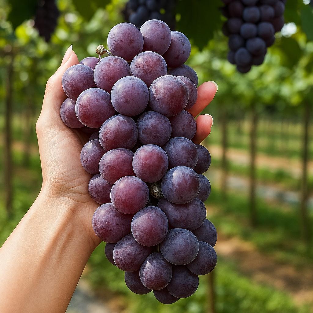 Purple Grape Sweet Juicy Seeds: Home Vineyard and Garden - 4/20/40 Seeds(4 Seeds)