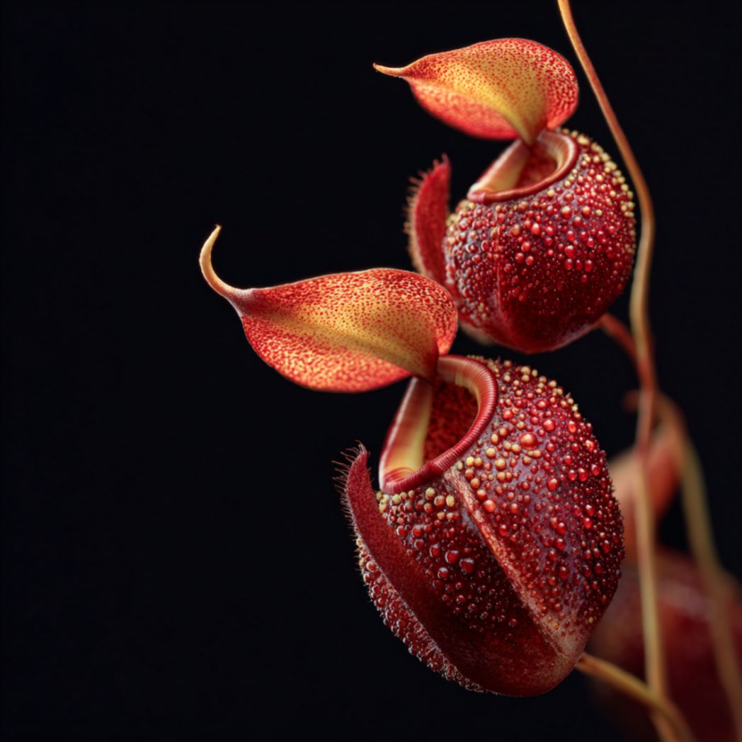 20/100/200 Pcs Monkey Pitcher Plant Seeds - Exotic Red Nepenthes Carnivorous Plant(20 Seeds)