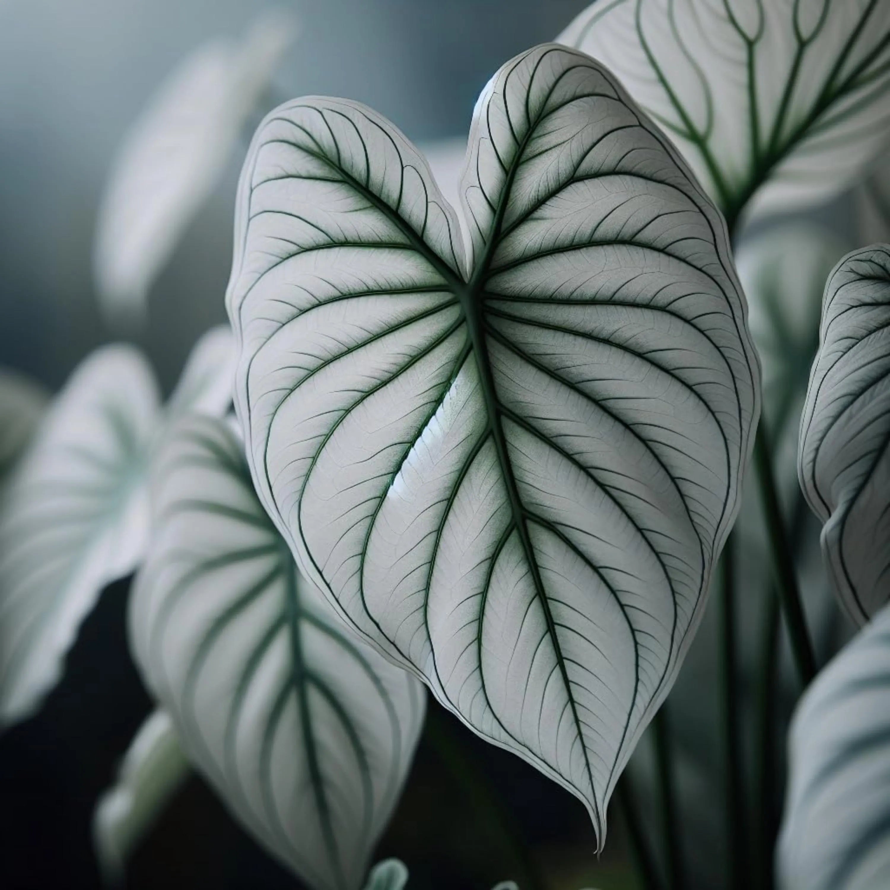 Snow White Caladium Seeds | Fancy Leaf Elephant Ears, Shade Plant(100 Seeds)