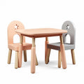Children's Plastic Table and Chair Set for Playtime Activities – Made of Durable Materials – 60 x 60 x 50cm